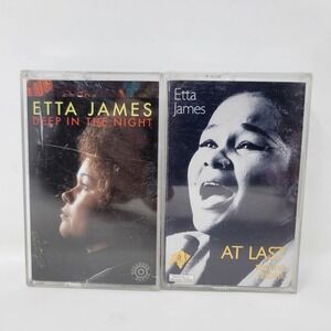 Etta James Cassette Tape Lot At Last Deep In The Night Blues Soul R&B Vintage